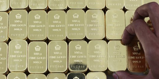 Harga emas Antam naik Rp 1.000 ke posisi Rp 603.000 per gram