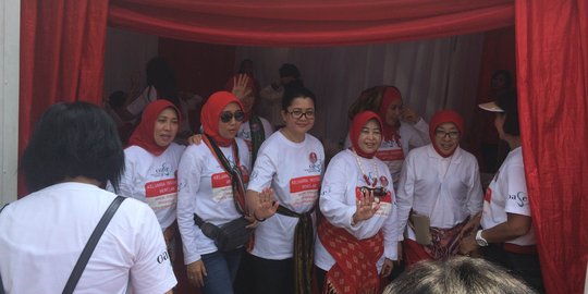 Istri menteri era Jokowi kumpul di HI, kampanye anti kekerasan