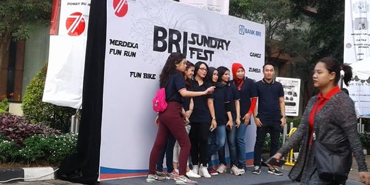 Hadirkan banyak aktivitas, BRI Sunday Fest dibanjiri ribuan peserta