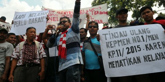 Kunjungan kerja Menteri Susi disambut demo nelayan Pantura