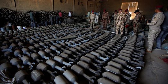 Intip gudang senjata ISIS di Falluja