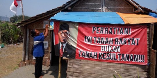 Warga gumuk pasir Parangkusumo menolak digusur Sultan