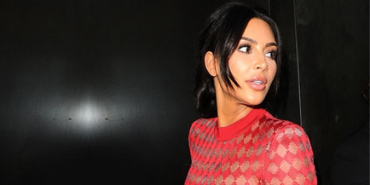 [FOTO] Terlihat jarang, rambut Kim Kardashian mulai botak 