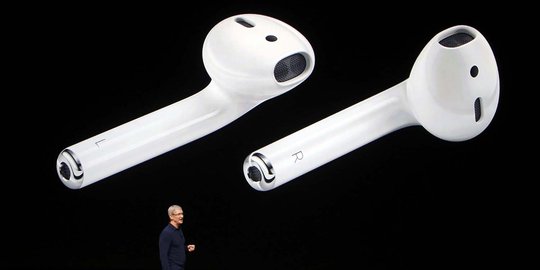 Wujud canggih AirPods, earphone tanpa kabel dari Apple
