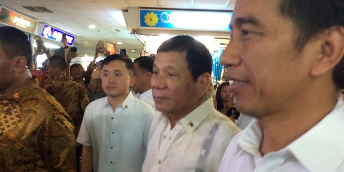 Ikuti Duterte dan Jokowi di Tanah Abang, Paspampres 