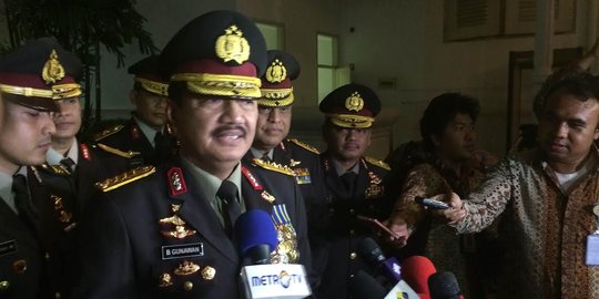 Penampilan perdana Budi Gunawan dengan pangkat jenderal