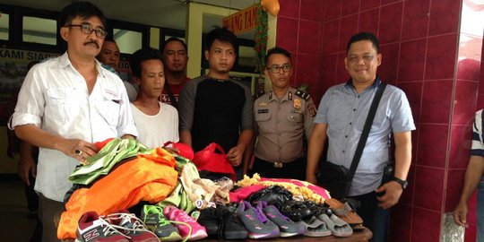 Komplotan EJ lebih suka mencuri BH dan CD ketimbang barang lain