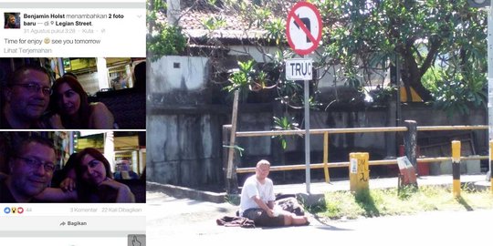 Hilang beberapa hari, pengemis asal Jerman mangkal di Kuta