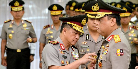 Pelantikan Komjen Syafruddin sebagai Wakapolri