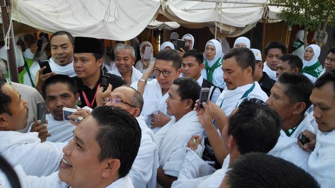 menteri agama lukman hakim saifuddin di arafah