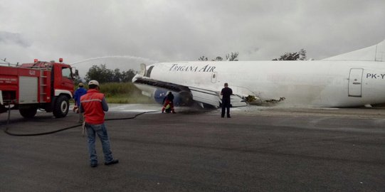 Trigana Air tergelincir di Wamena, pilot diperiksa polisi