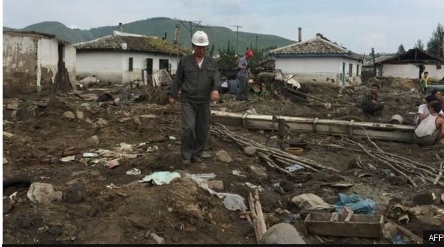 banjir bandang korea utara 2016