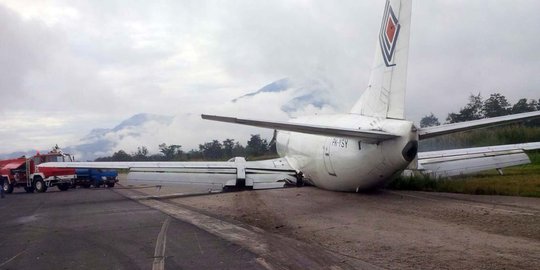 Evakuasi Trigana Air rampung, aktivitas Bandara Wamena sudah normal