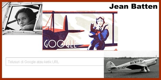 Mengenal Jean Batten, pilot wanita legendaris di Google Doodle