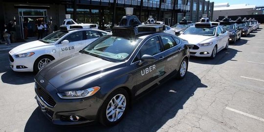Uber luncurkan taksi canggih tanpa sopir