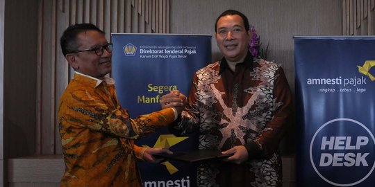 Datangi kantor pajak, Tommy Soeharto ikut program Tax Amnesty