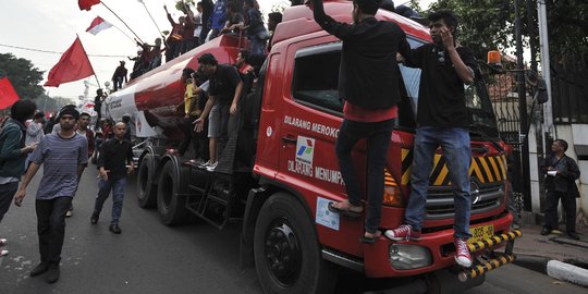 Polisi gerebek 'tempat kentut' tangki elpiji bersubsidi di Cilacap