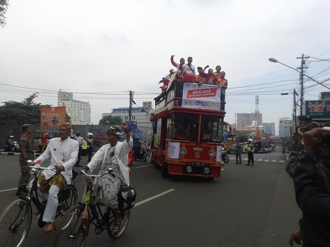 kirab api pon sampai bandung