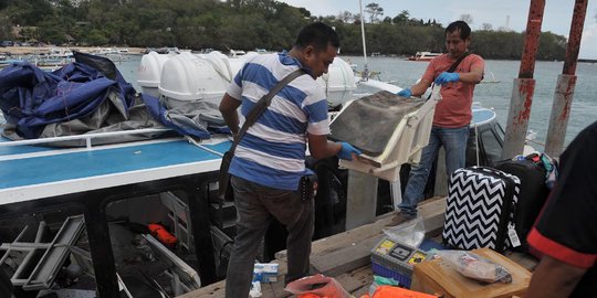 Petugas selidiki meledaknya kapal cepat KM Gili Cat 2 di Bali