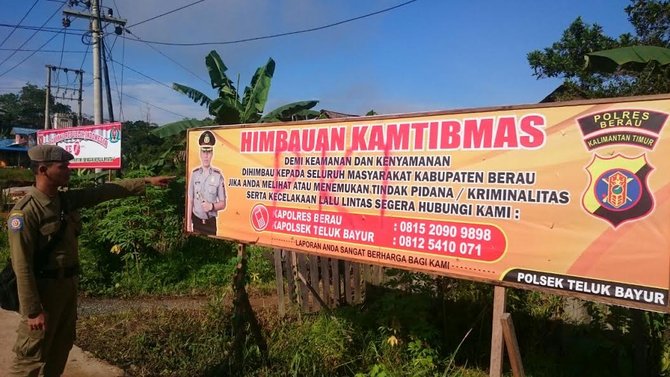 coretan tulisan pki di berau