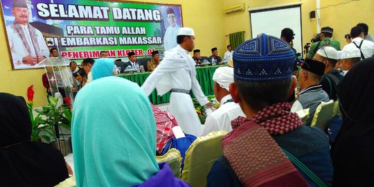 Kloter I jemaah haji asal Embarkasi Makassar tiba di Tanah Air