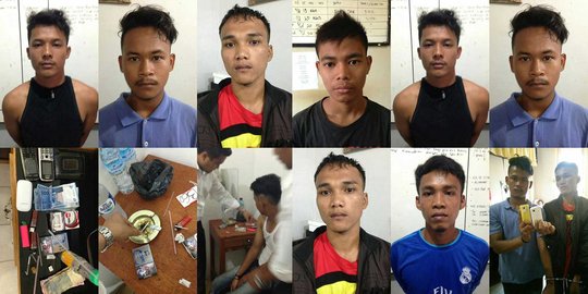 3 Jambret di Dumai ditangkap saat pesta sabu