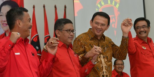 Usung Ahok-Djarot, PDIP siap kerjasama dengan Golkar,Hanura & NasDem