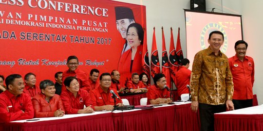 PDIP ungkap hitung-hitungan akhirnya pilih Ahok di Pilgub DKI