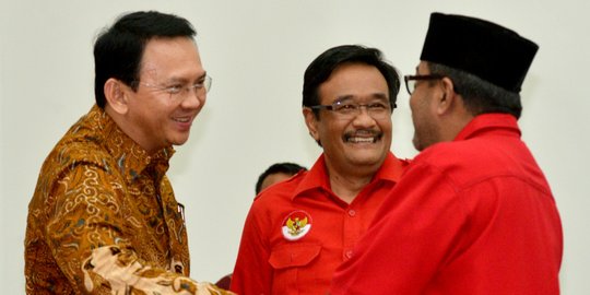 Rabu, Megawati antar Ahok-Djarot daftar ke KPU DKI