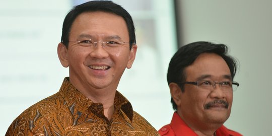 Ahok dan Djarot akan dijemput 3 partai, ke KPU DKI hanya pakai 1 bus