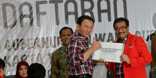 Surya Paloh: Mudah-mudahan Ahok-Djarot terpilih lagi