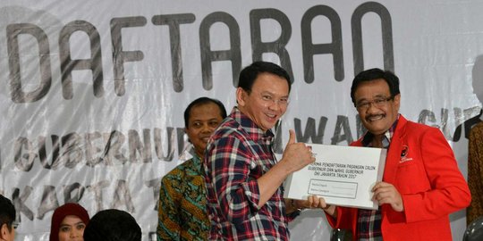 Usai daftar KPU, Ahok ngaku terima fitnah & sasaran black campaign