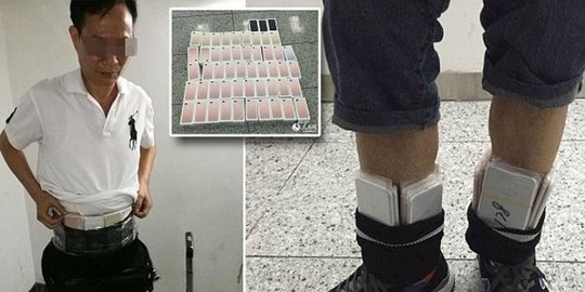 selundupkan ratusan iphone 7 di badannya rev3