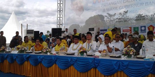 Maju di Pilgub Banten, Wahidin Halim dan anak Atut borong partai