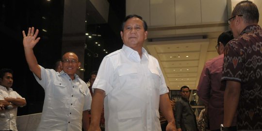 Prabowo Subianto lakukan pertemuan dengan Poros Cikeas