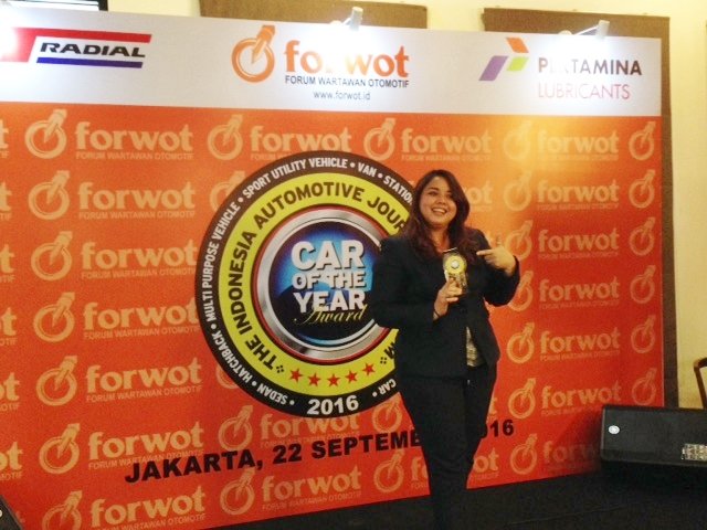 penganugerahan car of the year 2016 oleh forwot