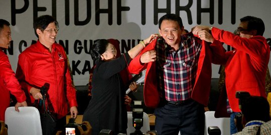 Akan lawan Agus-Sylvia, PDIP sebut Ahok-Djarot sudah sesuai