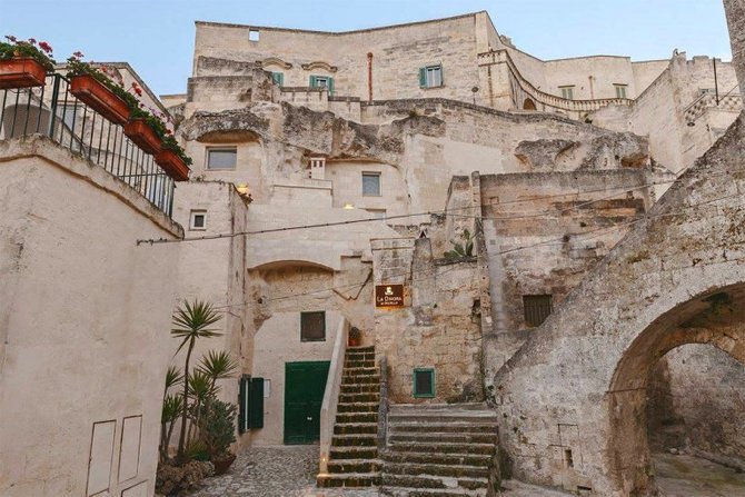la dimora di metello hotel di dalam gua matera italia