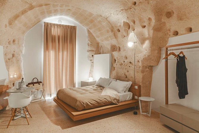 la dimora di metello hotel di dalam gua matera italia
