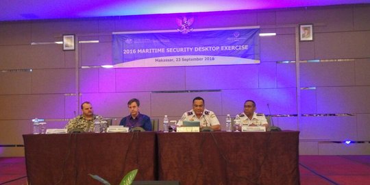 Pemerintah Indonesia gelar Maritime Security Desktop Exercise 2016