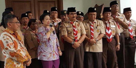 Temui Megawati, Pramuka bahas soal narkoba hingga revisi UU