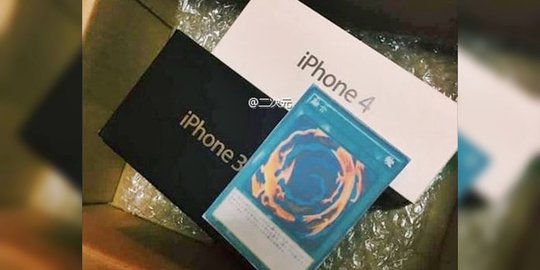 Sial, beli iPhone7 dapat iPhone3 + iPhone4 dan kartu fusion Yugi-Oh