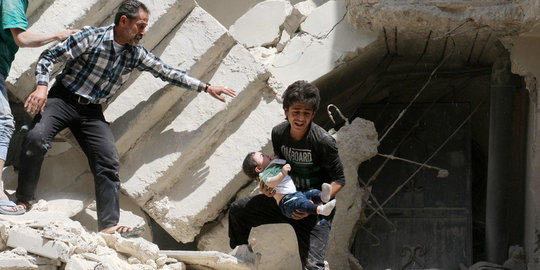 AS sebut serangan bertubi-tubi Rusia di Suriah tindakan barbar