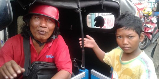 Kisah bocah Irwan dan sang ayah hidup 11 tahun di bajaj