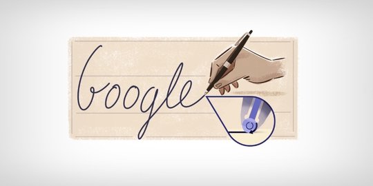 Google peringati lahirnya Ladislao Jos? Biro, sang penemu bolpoin!