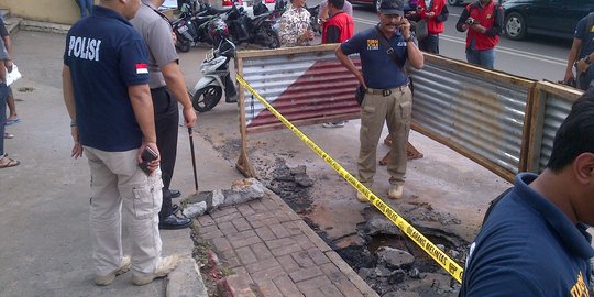 Ledakan di Depok berasal dari kabel di bawah Jalan Margonda