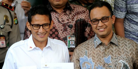 Sore ini, susunan tim pemenangan Anies-Sandiaga diumumkan