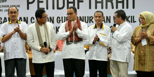 Ini susunan tim pemenangan Anies-Sandiaga