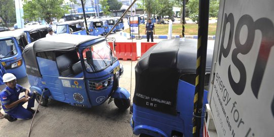 Curhat sopir bajaj, pakai BBG lebih untung dan ramah lingkungan