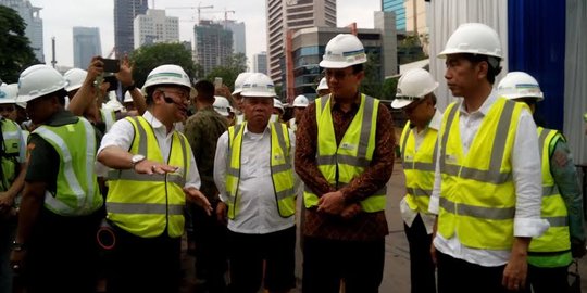 Jokowi sebut proyek MRT Bundaran HI-Lebak Bulus rampung di 2019
